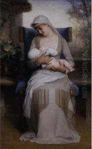 Young Mother Feeding Her Baby