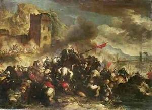 Cavalry skirmishes between Crusaders and Turks 2