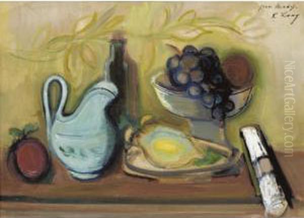Nature Morte Au Pichet Bleu - view 1