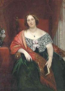 Portrait of Mary Viscountess Maynard (1794-1857) by Giovanni Battista Canivari