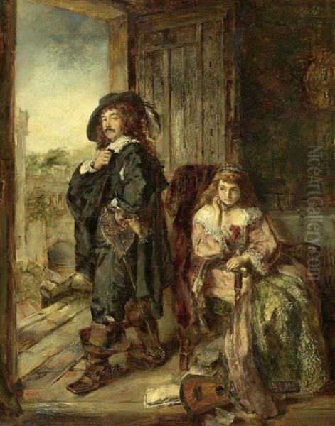 Cavallier Mit Dame. 1869. - view 1