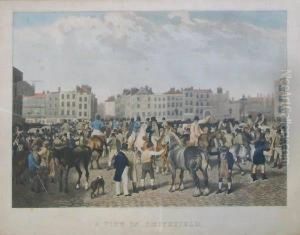 And C. Lewis. A View In Smithfield by Lewis, Frederick Christian