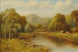 Cattle In River Landscapes Cattle In River Landscapes