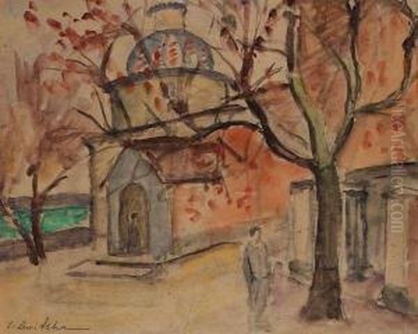 Devant L'eglise - view 1