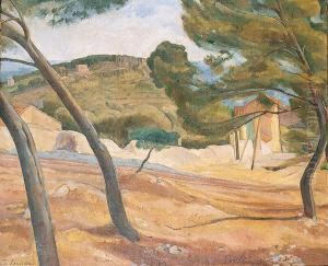 Paysage Mediterraneen by Sonia Lewitska