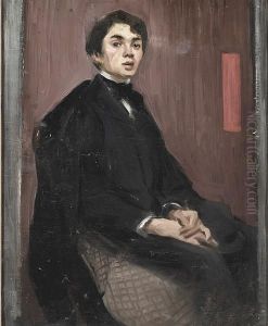 A Portrait Of Frank Xavier Leyendecker by Joseph Christian Leyendecker