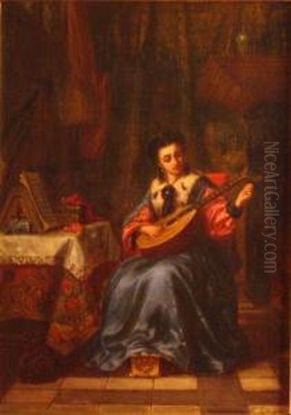 The Mandolin Player - view 1