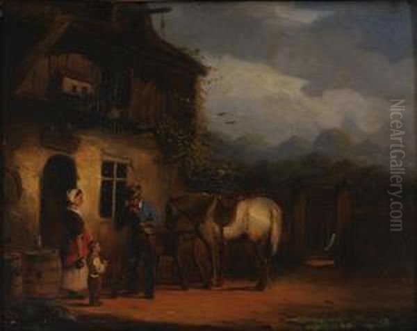 Figure Davanti Alla Locanda - view 1