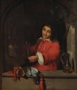 Circle Game Salesman In The Window by Henri Leys