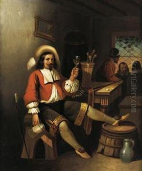 Musketier In Einer Gastschenke - view 1