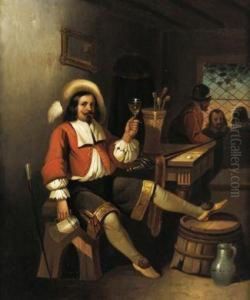 Musketier In Einer Gastschenke
