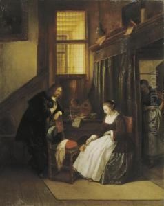An Intimate Conversation by Henri Leys