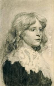 [portrait D'adolescent] by Henri Leys