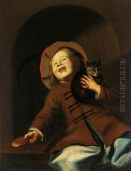 Ragazzo Con Un Gatto - view 1