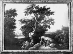 Paysage Au Grand Chene Avec Les Pelerins D'emmaus Paysage Au Grand Chene Avec Les Pelerins D'emmaus