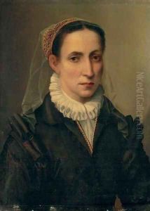 Portrait of Contessina Mattei by Mirabello Cavalori (Salincorno)