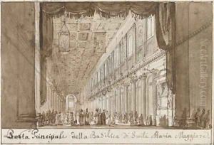 The main door of the Basilica of Santa Maria Maggiore, Rome