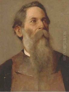 Portrait of a bearded gentleman by Bernardo Celentano