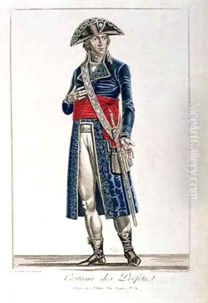 Costume of a Prefect during the period of the Consulate 1799-1804 of the First Republic 2 - view 1