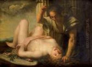 La Paix Frappee Par La Colere by Pietro Liberi