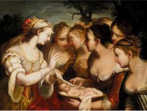 The Finding Of Moses by Pietro Liberi