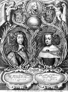 Louis XIV King of France and Marie Therese of Austria by Cocus, Pierre