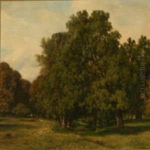 Summer Day In Thedeer Garden, Denmark by Georg Emil Libert
