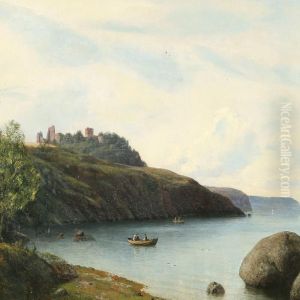 Coastal Scene Frombornholm Island, Denmark by Georg Emil Libert