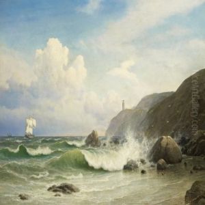 Coastal Scenery Withships And Rocks Coastal Scenery Withships And Rocks
