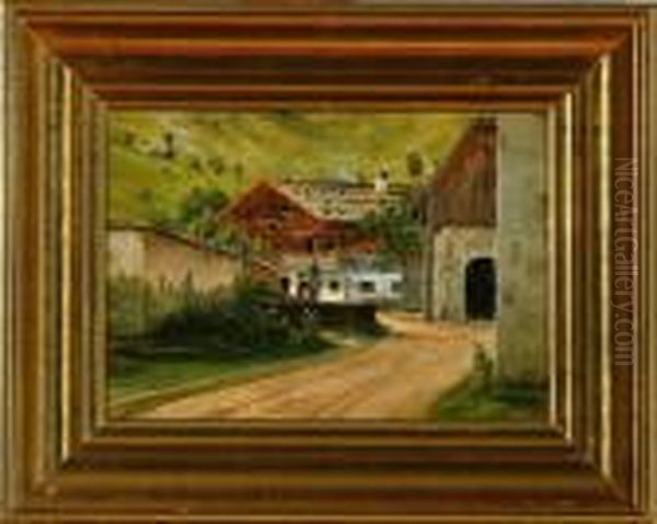 Street Scenery From The Alps - view 1