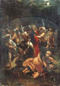 The Arrest of Christ in the Garden of Gethsemane by Giuseppe Cesari