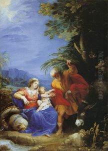 The Rest on the Flight into Egypt by Giuseppe Cesari