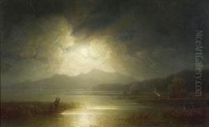 Am Chiemsee. by Wilhelm Lichtenheld