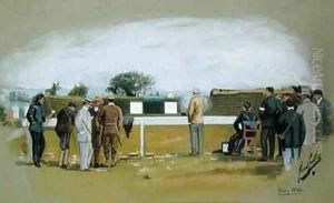 The Pistol Range Bisley Camp 2 by Cecil Cutler