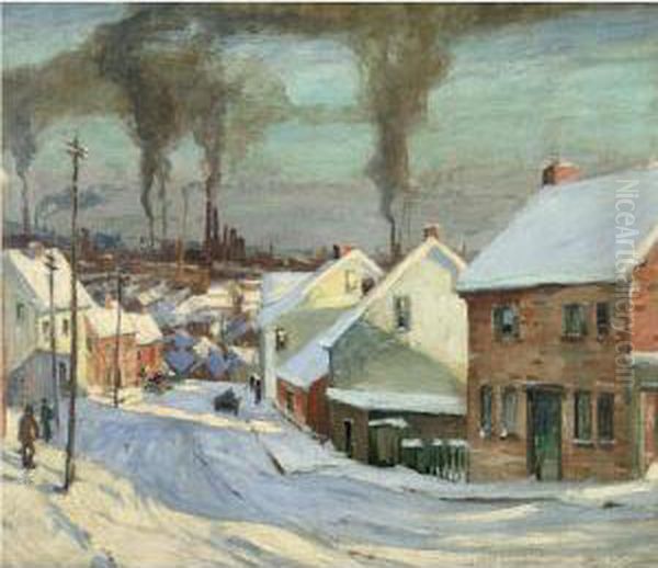 American Factory Town, Winter - view 1