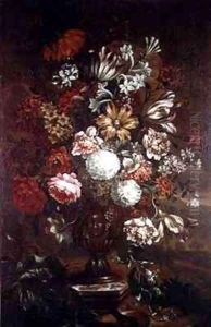 Still Life of Flowers by Gaetano Cusati