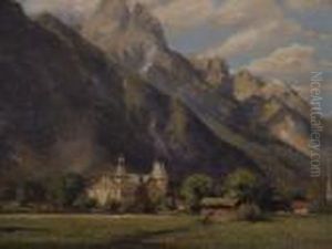 Landschaft In Bayern by Adolf Heinrich Lier