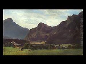 Alpenlandschaft by Adolf Heinrich Lier