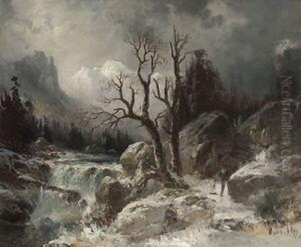 Winterliche
Gebirgslandschaft. - view 1