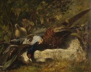 Jagdstilleben by Adolf Heinrich Lier