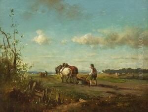 Fruhlingslandschaft by Adolf Heinrich Lier