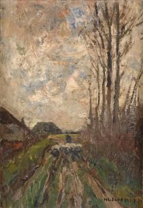 Auf Dem Heimweg. by Helmut Liesegang