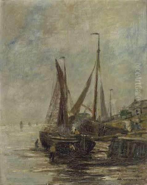 Bootswerft Am Flussufer - view 1