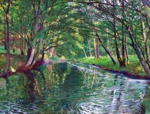 Motiv Aus Dem Spreewald by Hans Lietzmann