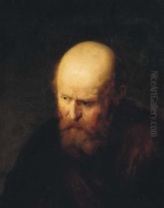Portrait Of A Bearded Man by Jan Lievens