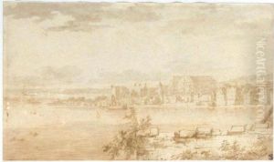 View Of London, Looking Towards Westminster by Jan Lievens
