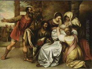 Jacob Is Shown The Supposed Coat
 Of Joseph Smeared With Blood After Joseph Was Sold Into Slavery