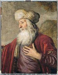 Portrait Of A Bearded Man, Half-length, Wearing A Red Cloak by Jan Lievens