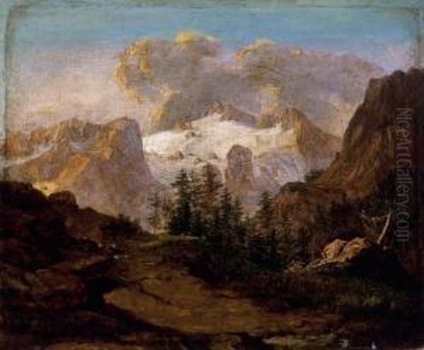Landscape In The Alps - view 1