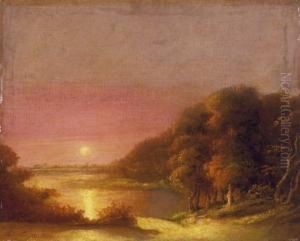 Sunset By The Lakeside